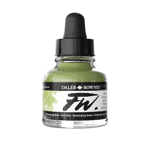 FW INK 1oz SHIMMER GREEN