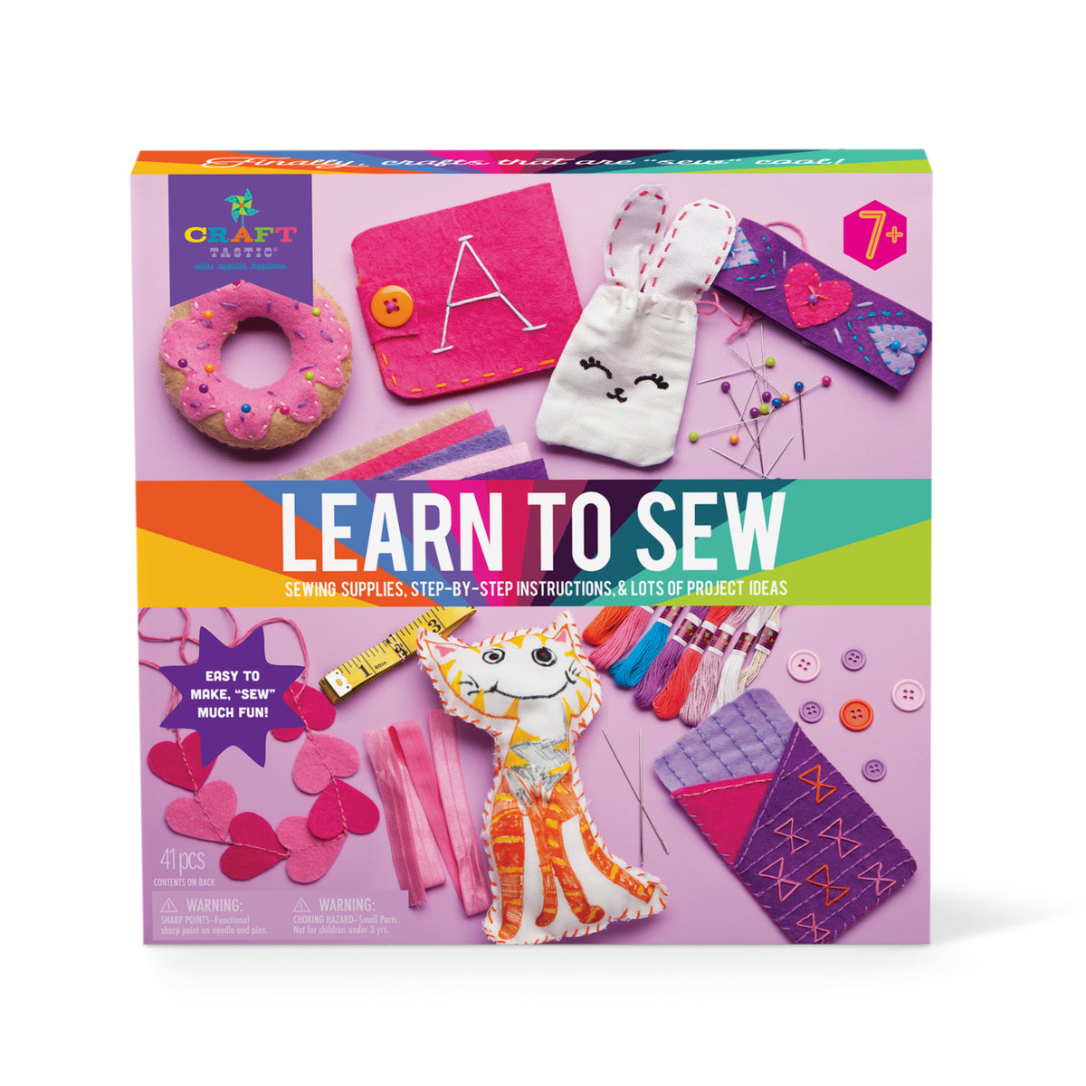 CRAFT-TASTIC LEARN TO SEW KIT