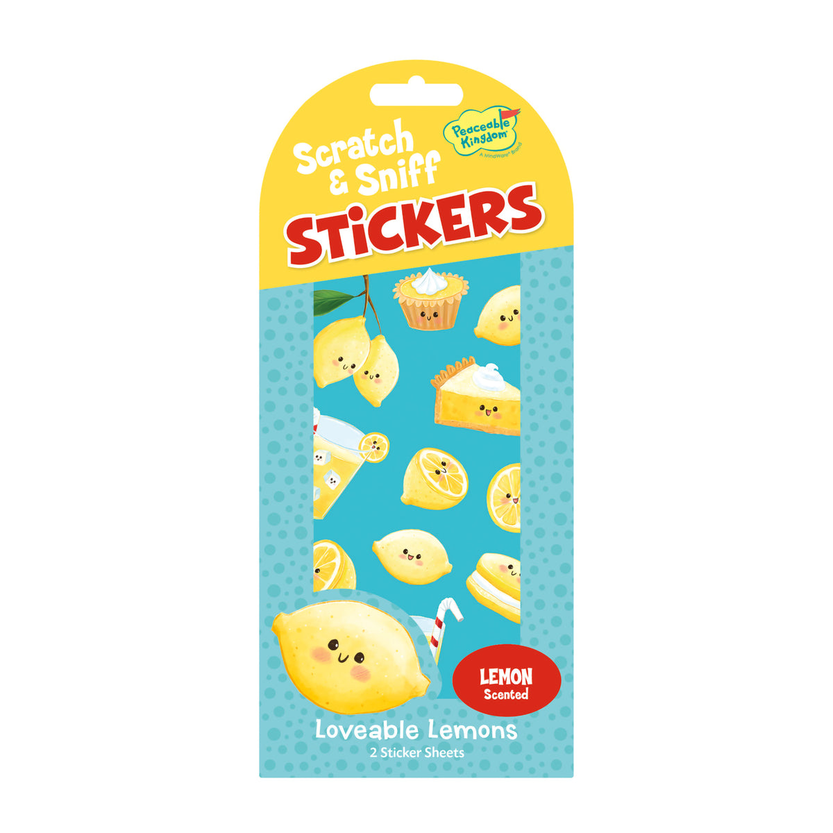 SCRATCH AND SNIFF STICKERS LOVEABLE LEMONS