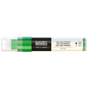 LIQUITEX PAINT MARKER WIDE LIGHT GREEN PERMANENT