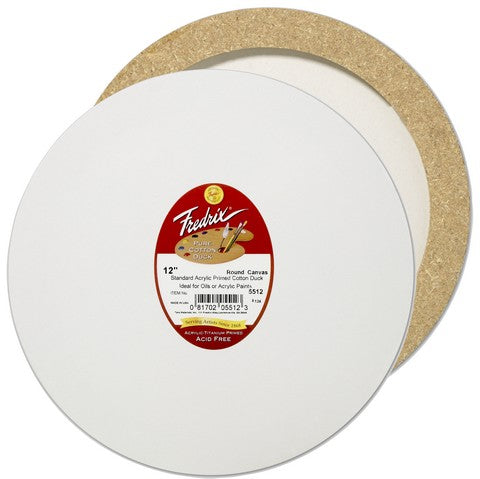 FREDRIX ROUND STRETCHED CANVAS 10&#39;&#39;