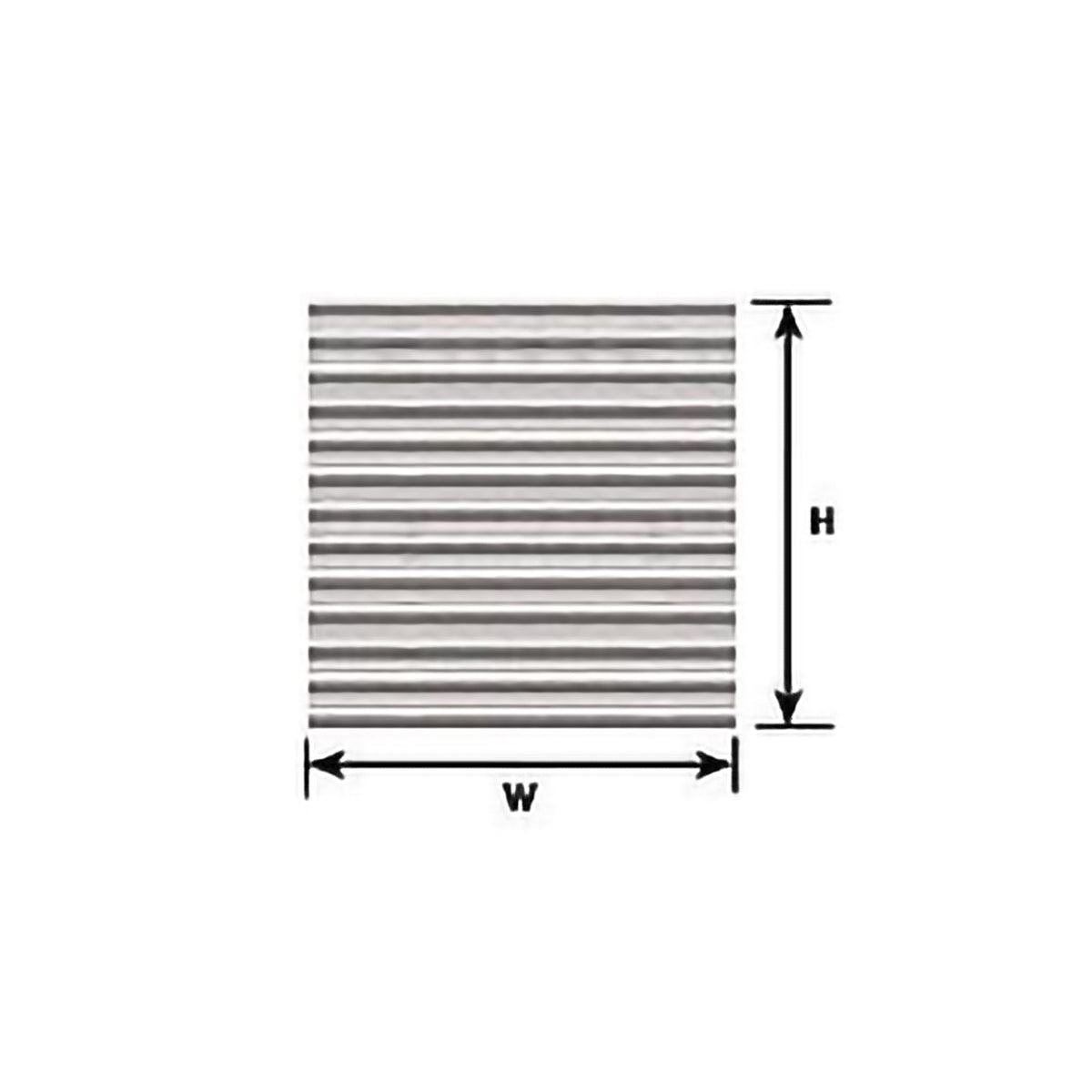 CORRUGATED SIDING 1/4 SCALE