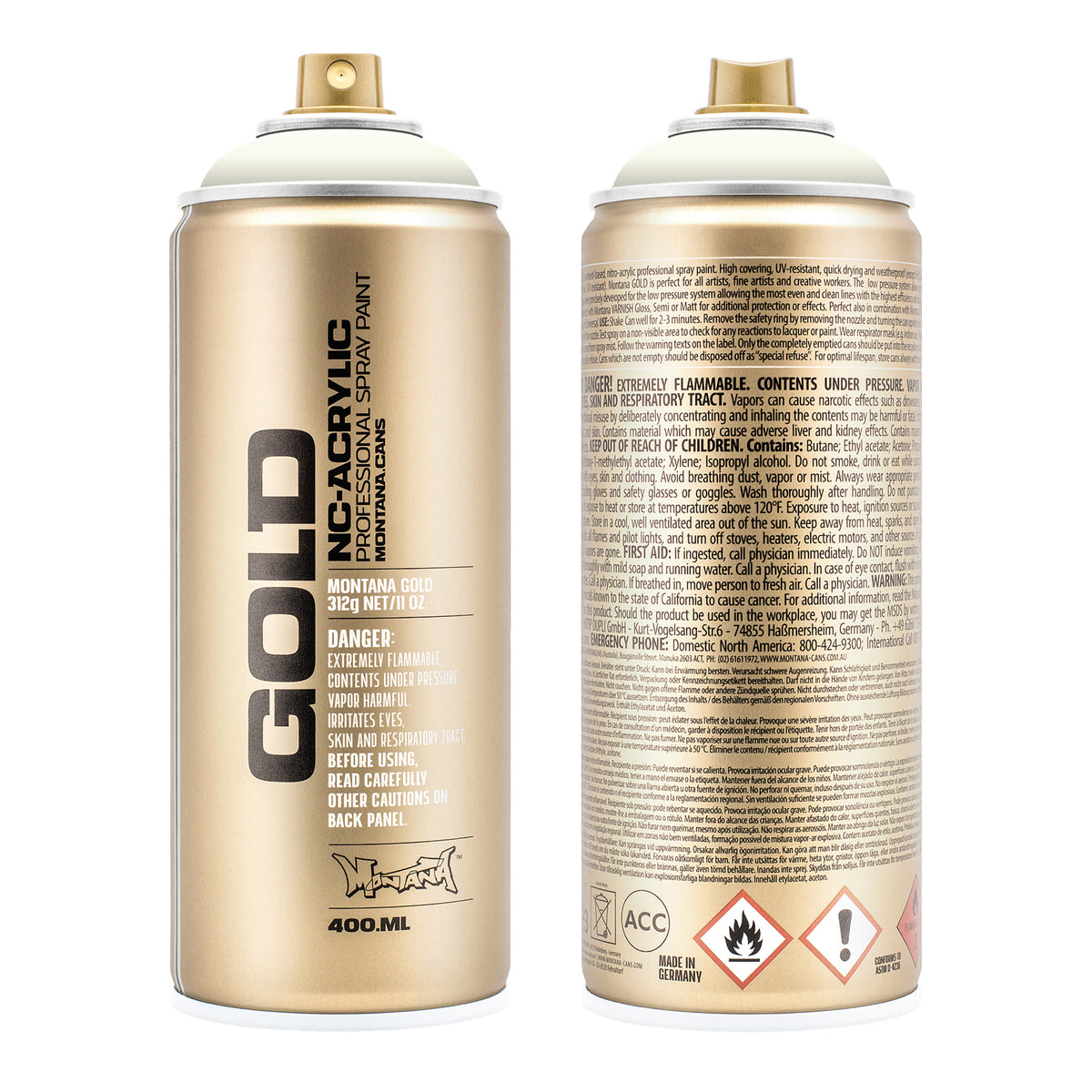 MONTANA GOLD SPRAY COLOR SHOCK WHITE CREAM