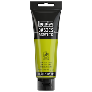 BASICS 4oz TUBE LIGHT OLIVE GREEN