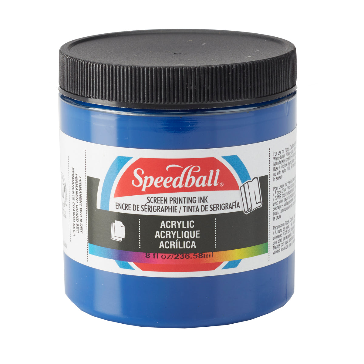 ACRYLIC SCREEN PRINTING INK 8oz PROCESS CYANINE