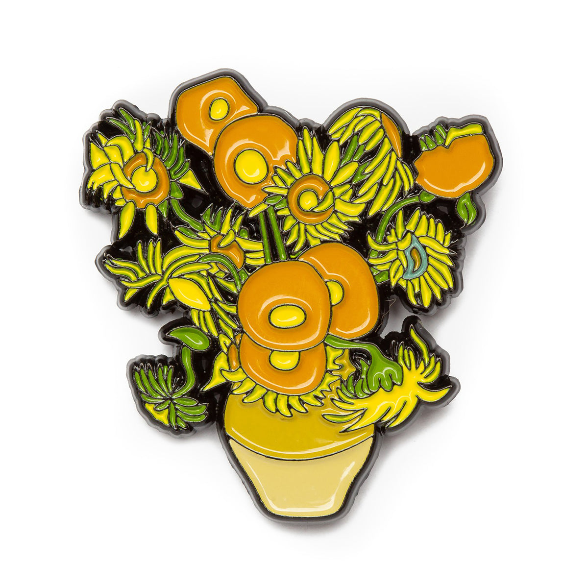 ART HISTORY ENAMEL PIN - SUNFLOWERS, VAN GOGH