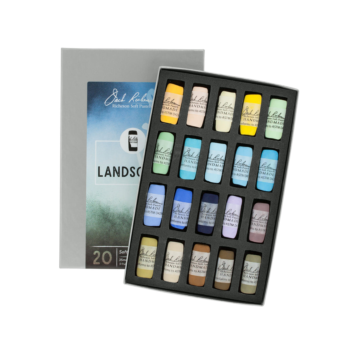 HANDROLLED SOFT PASTEL SET/20 LANDSCAPE