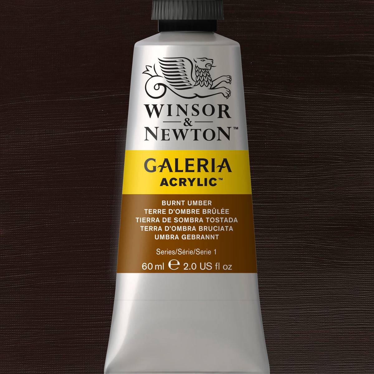 W&amp;N GALERIA ACRYLICS BURNT UMBER 60ml