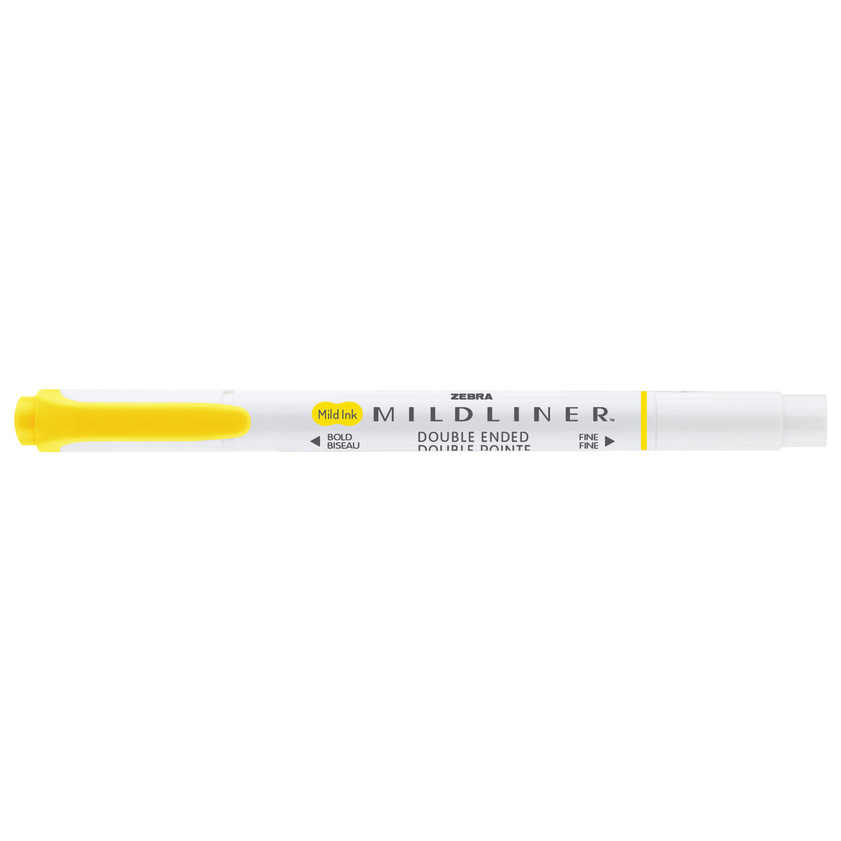 MILDLINER DOUBLE ENDED HIGHLIGHTER LEMON YELLOW