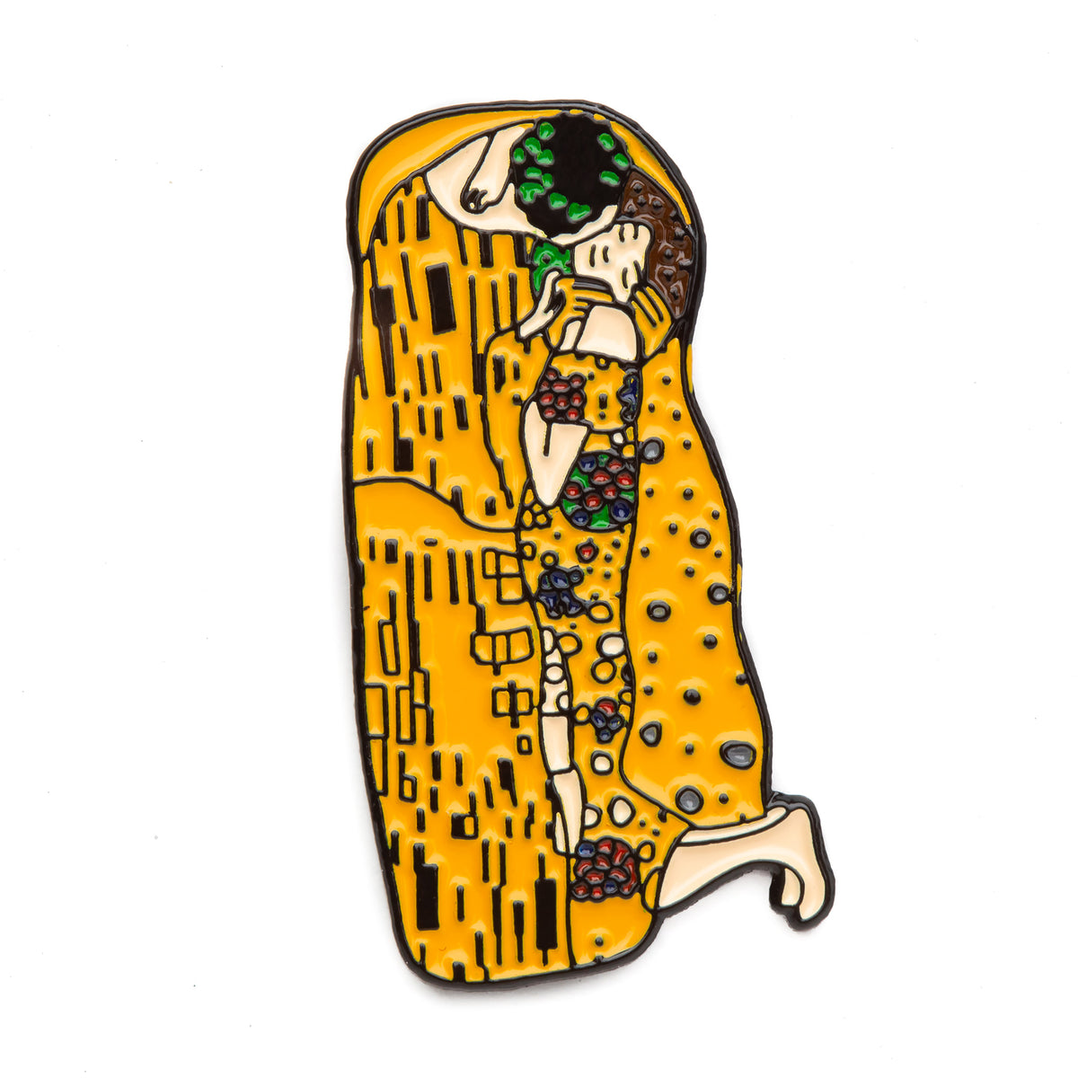 ART HISTORY ENAMEL PIN - KISS, KLIMT