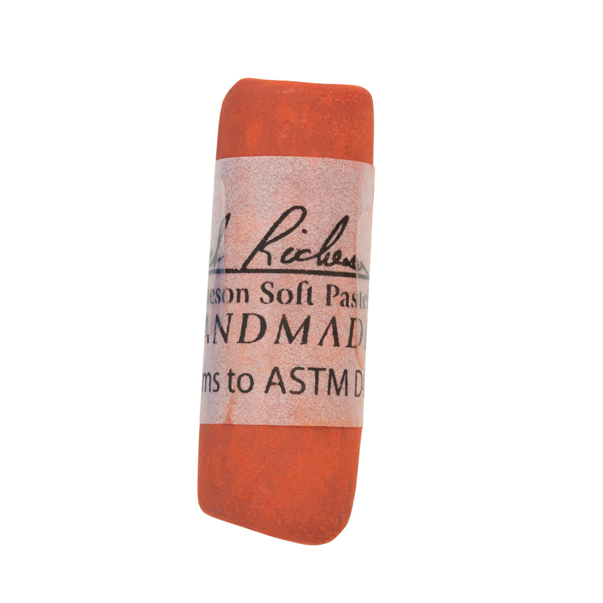 HANDROLLED SOFT PASTEL EARTH RED 28