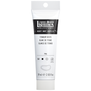 LIQUITEX HEAVY BODY 2oz TUBE TITANIUM WHITE