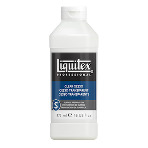 LIQUITEX PROFESSIONAL CLEAR GESSO 16oz