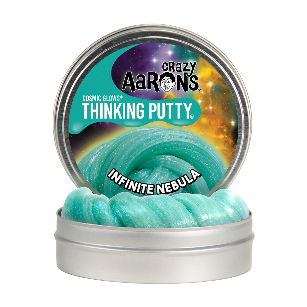 COSMIC GLOW THINKING PUTTY 4&#39;&#39; INFINITE NEBULA