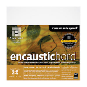 ENCAUSTICBORD 1/4&#39;&#39; FLAT 8x8