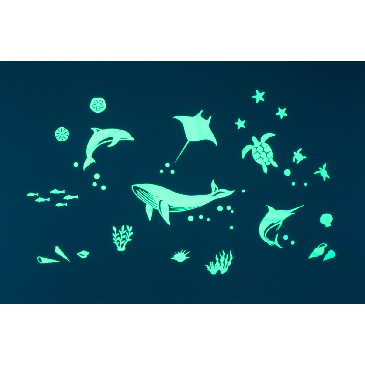 GLO PLAY VINYL DECAL PACK - SEA ANIMALS