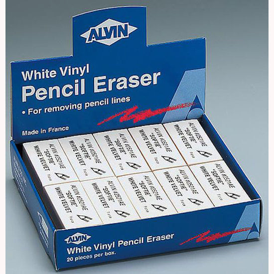 RUB-LITE WHITE ROSE ERASER BOX/40