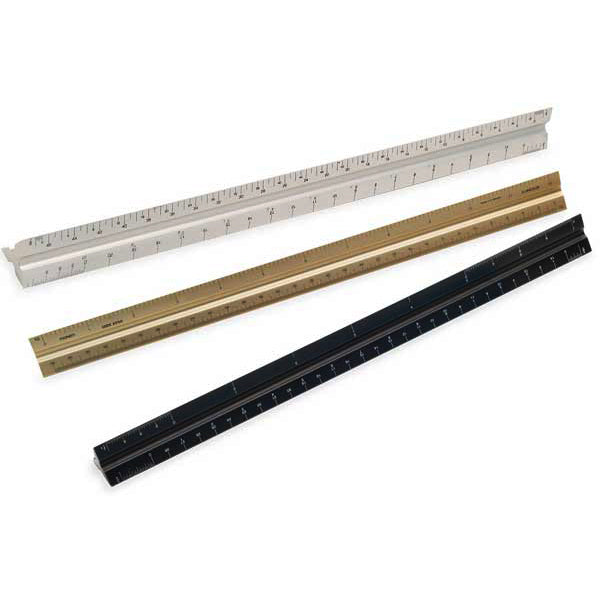 ENGINEER SCALE SOLID 12&#39;&#39; SILVER