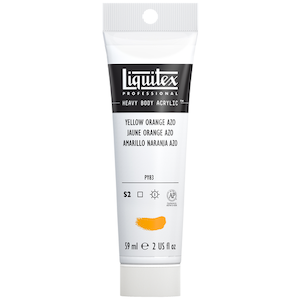 LIQUITEX HEAVY BODY 2oz TUBE YELLOW ORANGE AZO