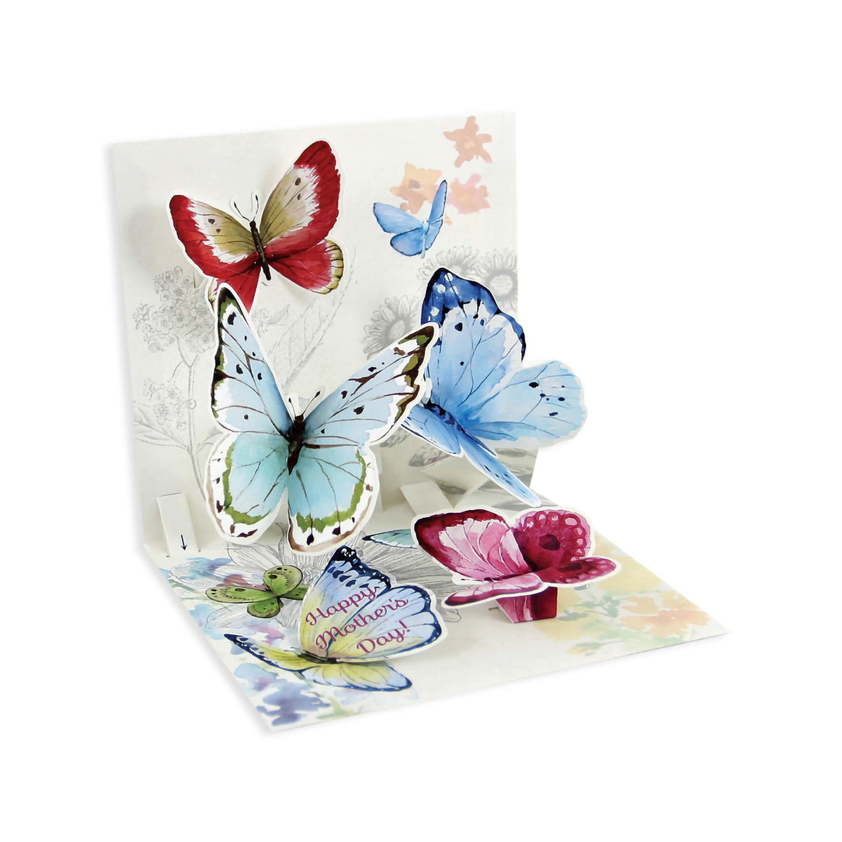 POP-UP CARD BUTTERFLIES OF SPRING