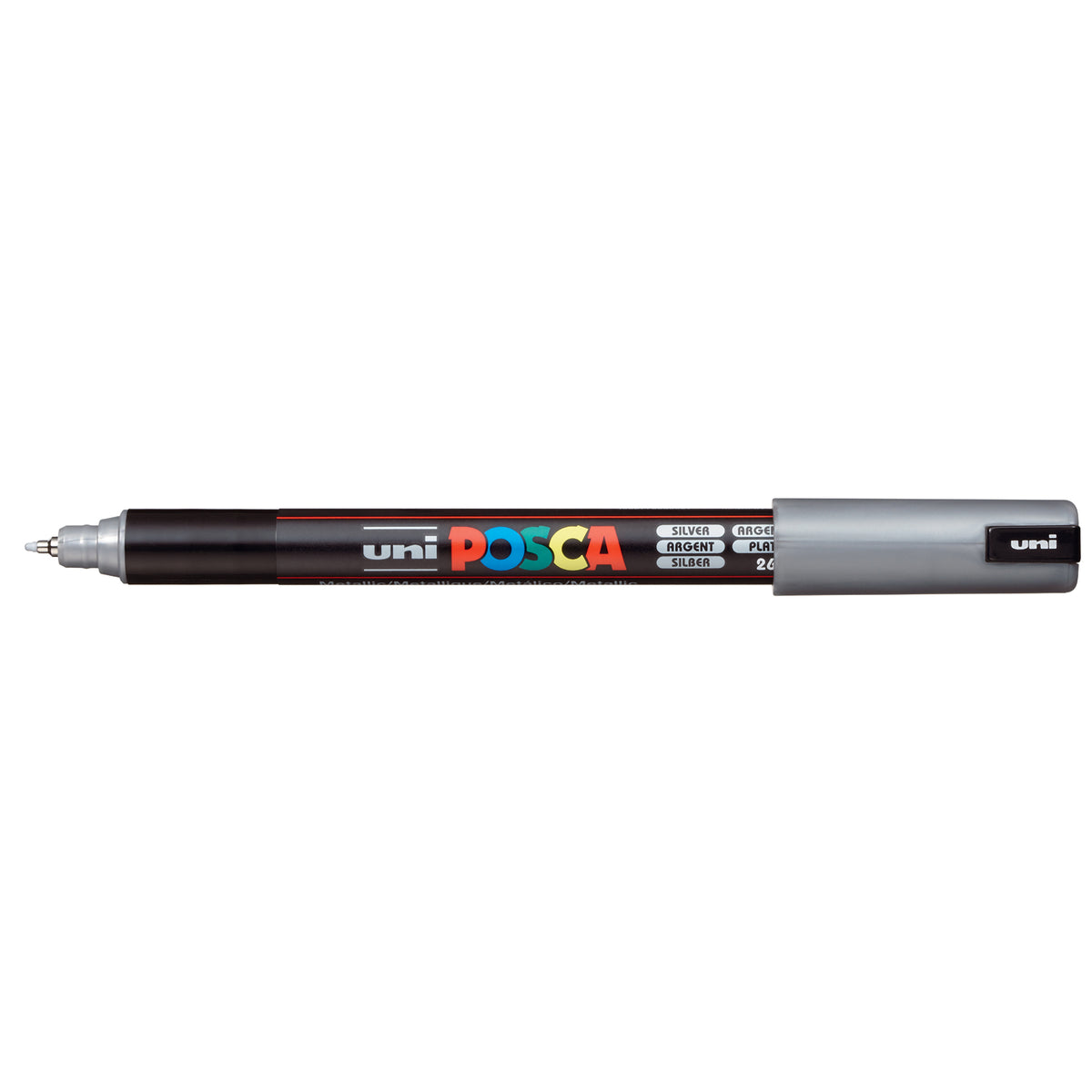 POSCA PAINT MARKER PC-1MR ULTRA FINE SILVER