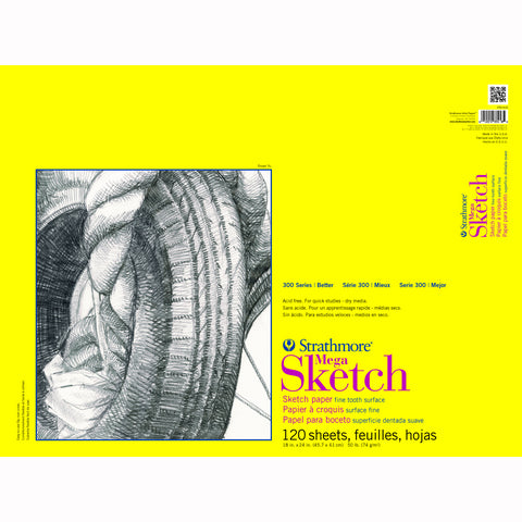 STRATHMORE 300 SERIES SKETCH PAD 14X17