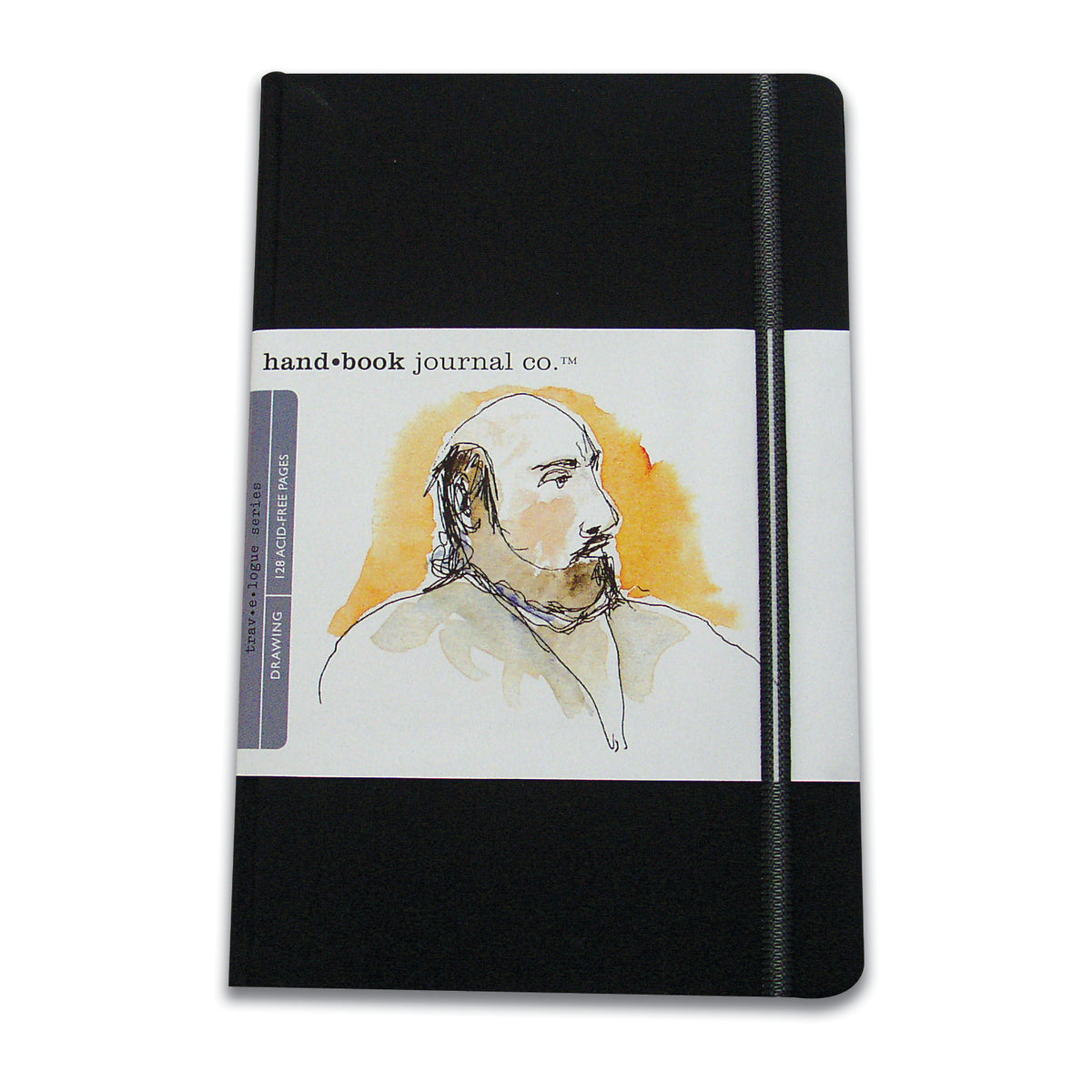 TRAVELOGUE JOURNAL PORTRAIT 8.25X5.5 BLACK