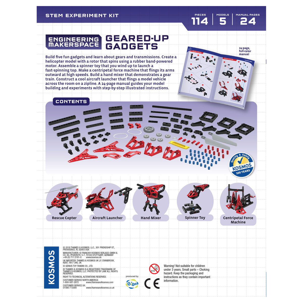 ENGINEERING MAKERSPACE GEARED UP GADGETS KIT