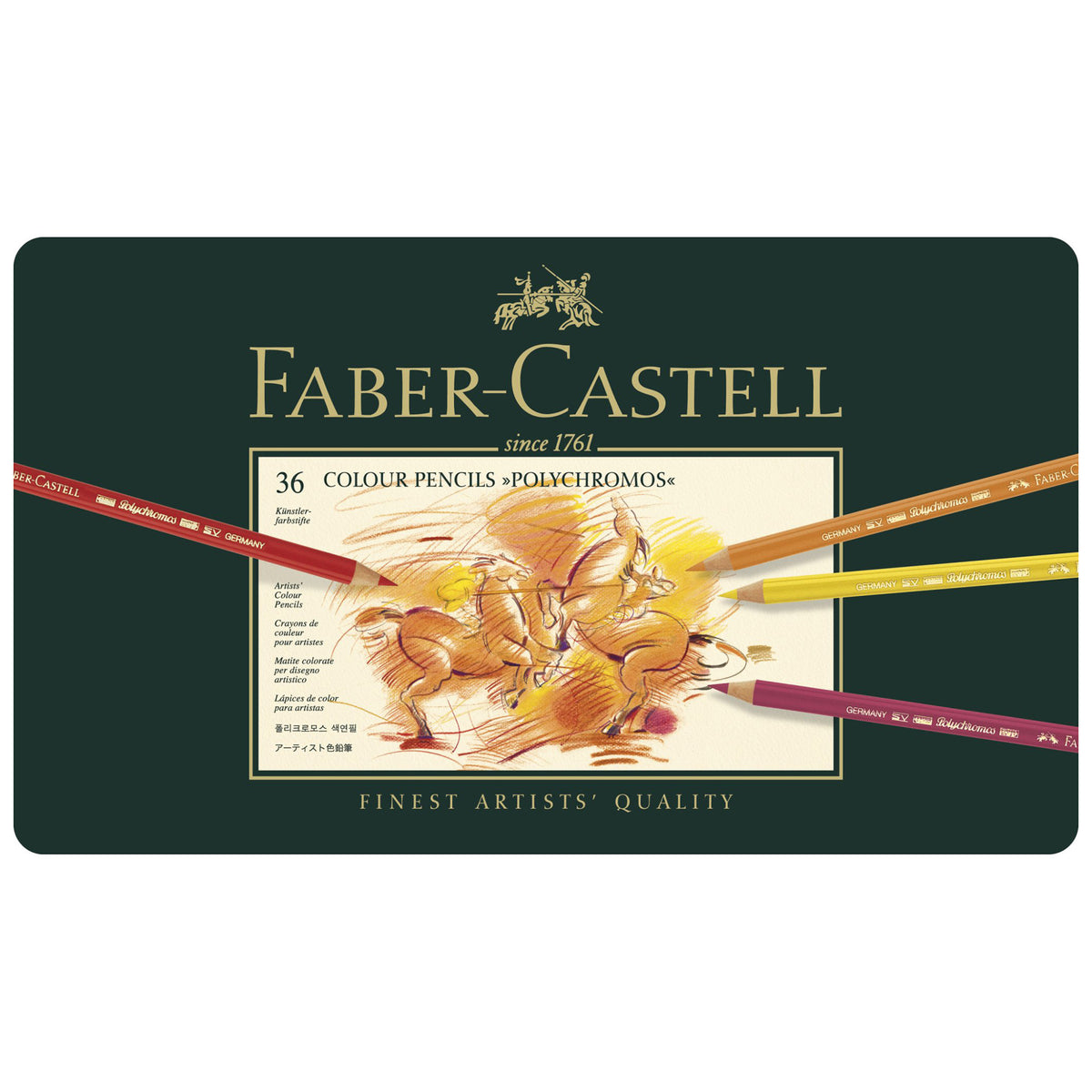 POLYCHROMOS METAL TIN SET/36