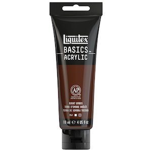 BASICS 4oz TUBE BURNT UMBER