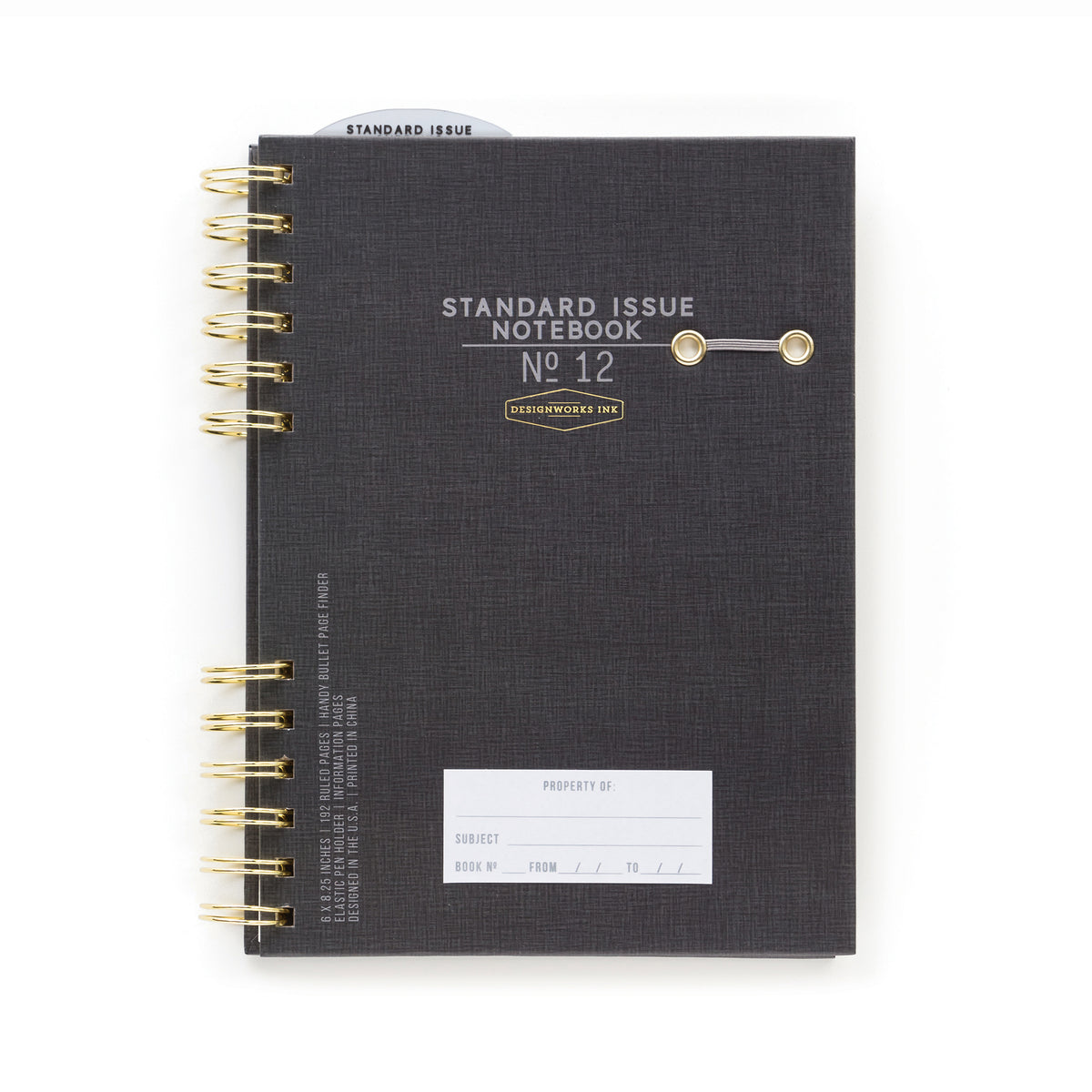 STANDARD ISSUE PLANNER NOTEBOOK NO.12