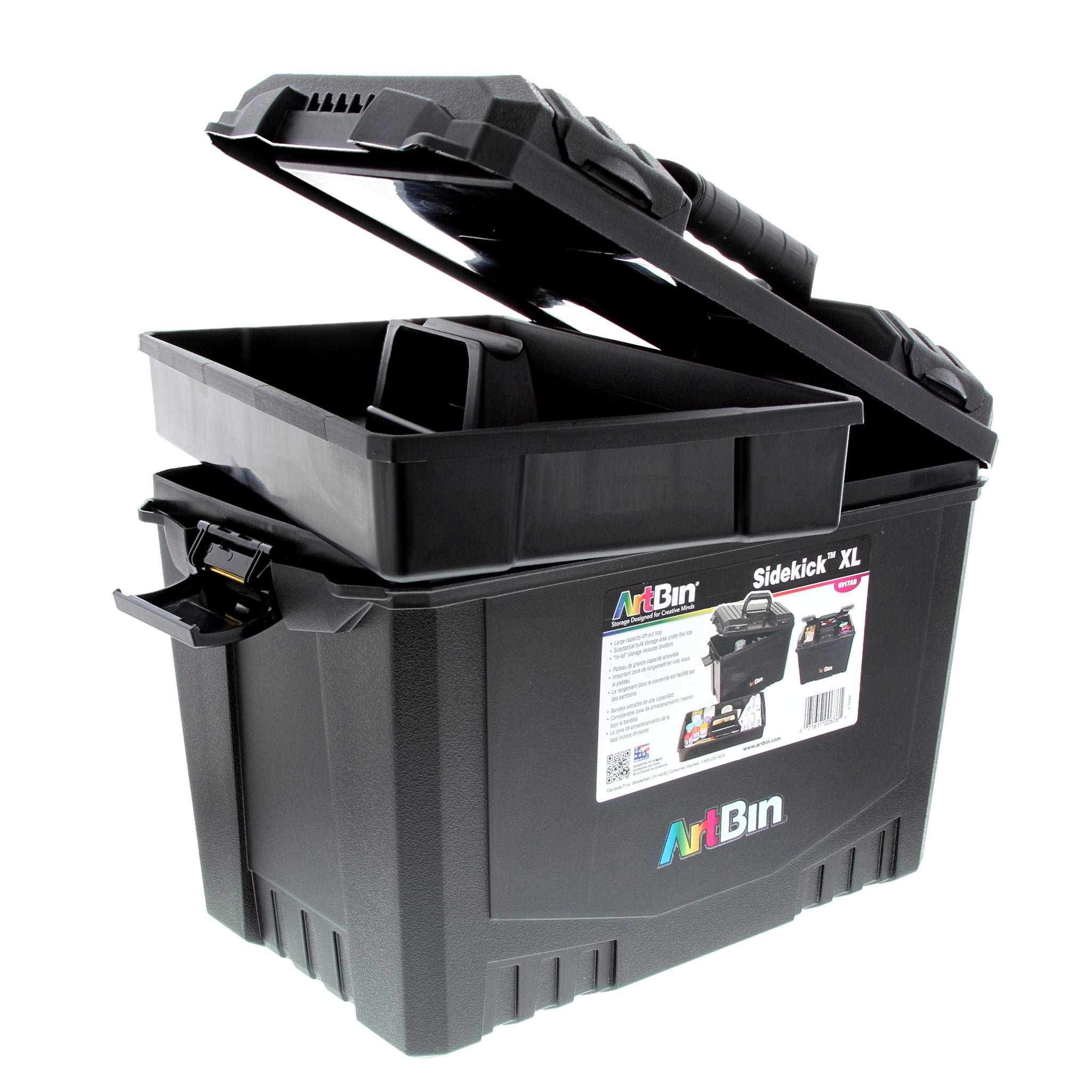 ArtBin Essentials Translucent Lift-Out Tray Box, 13