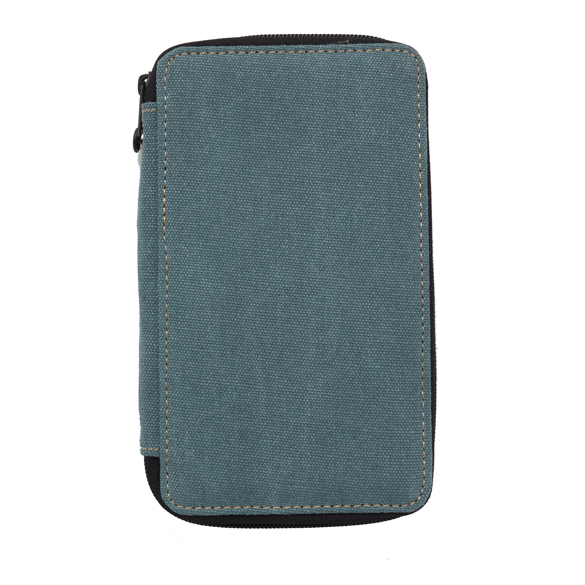 CANVAS PENCIL CASE STEEL BLUE 24PK