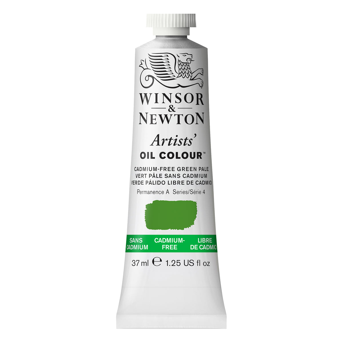 W&amp;N ARTISTS&#39; OIL COLOR CADMIUM FREE GREEN PALE 37ml