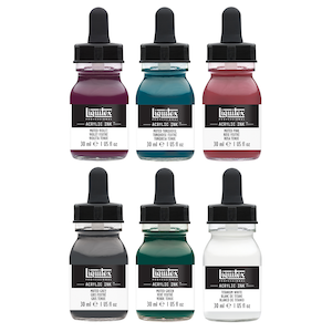 LIQUITEX INK MUTED COLLECTION SET