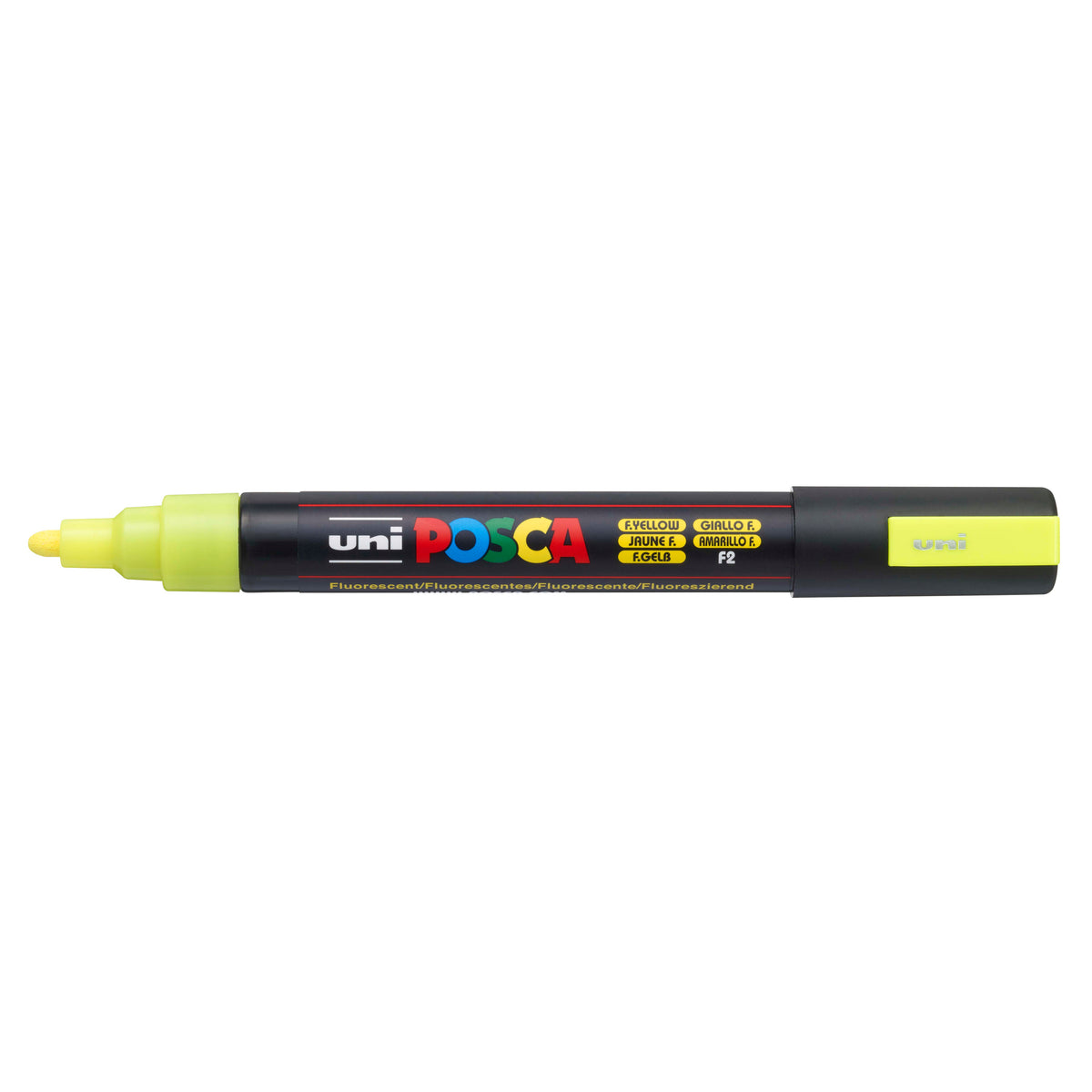 POSCA PAINT MARKER PC-5M MEDIUM FLUORESCENT YELLOW
