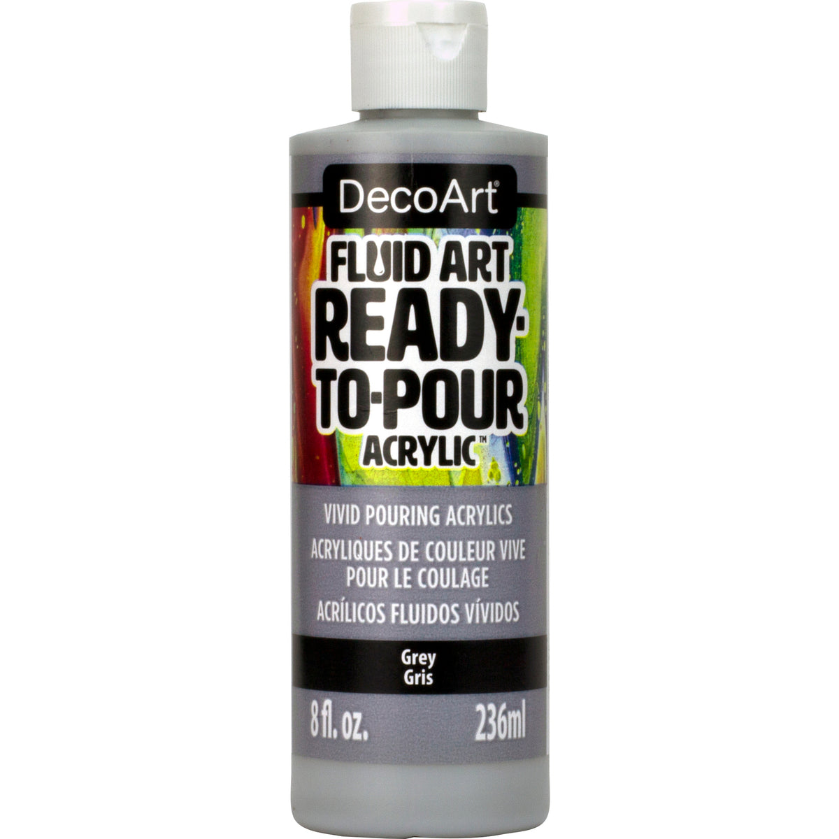 FLUIDART 8oz GREY