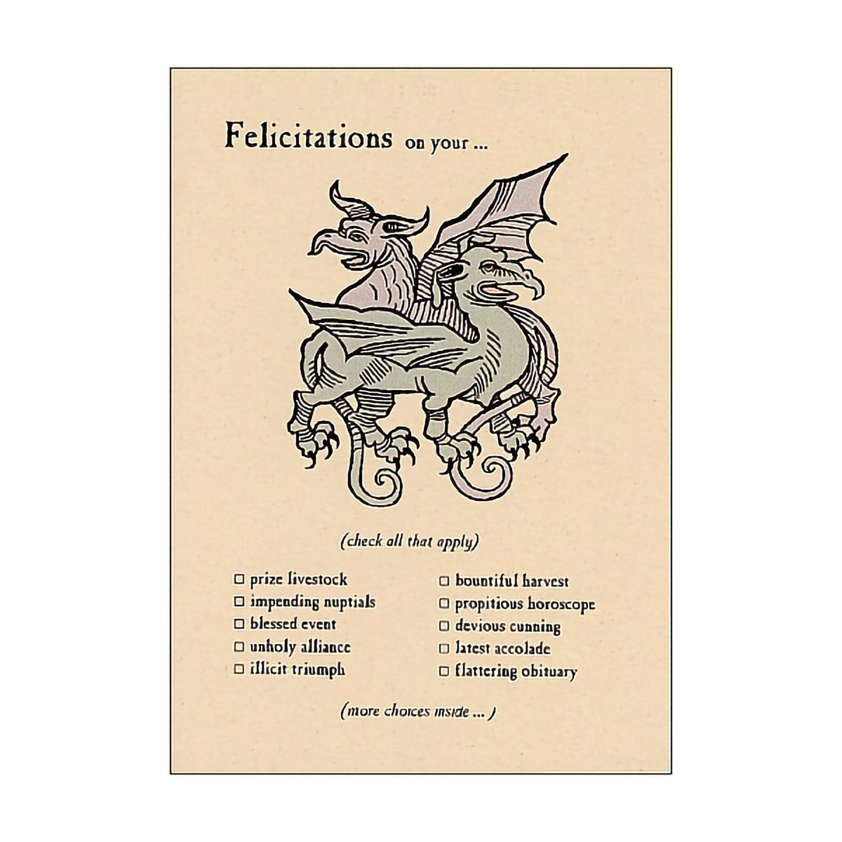 ARCHELAUS CARD PRIZE LIVESTOCK