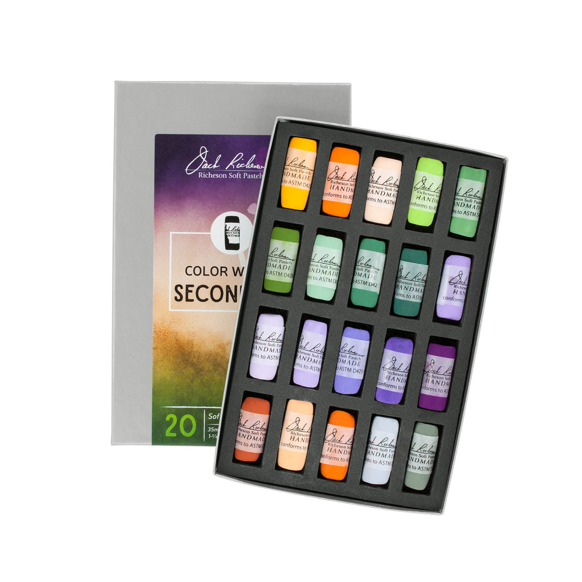 HANDROLLED SOFT PASTEL SET/20 COLOR WHEEL SECONDARY