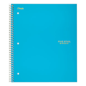 FIVE STAR NOTEBOOK TREND 3-SUBJECT