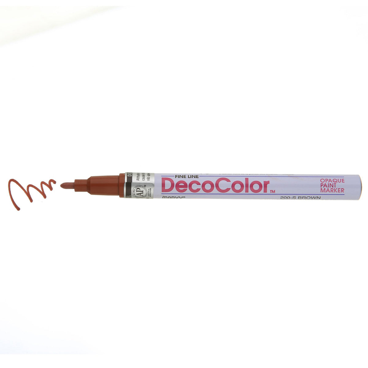 DECOCOLOR PAINT MARKER FINE POINT BROWN