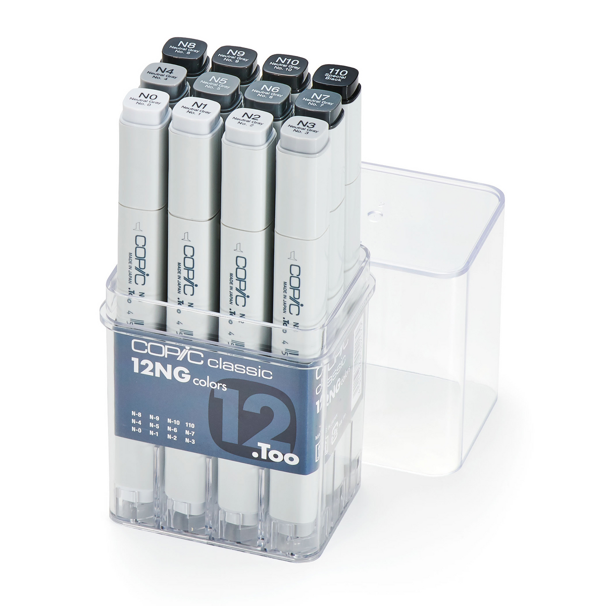 COPIC MARKER NEUTRAL GRAY SET/12