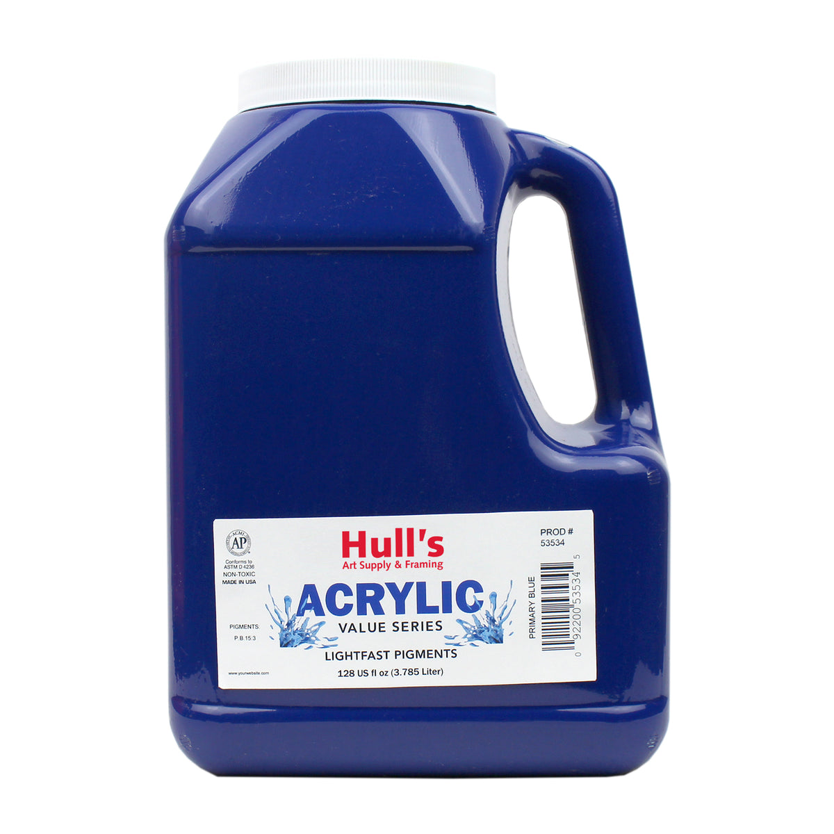 HULLS ACRYLIC GALLON PRIMARY BLUE