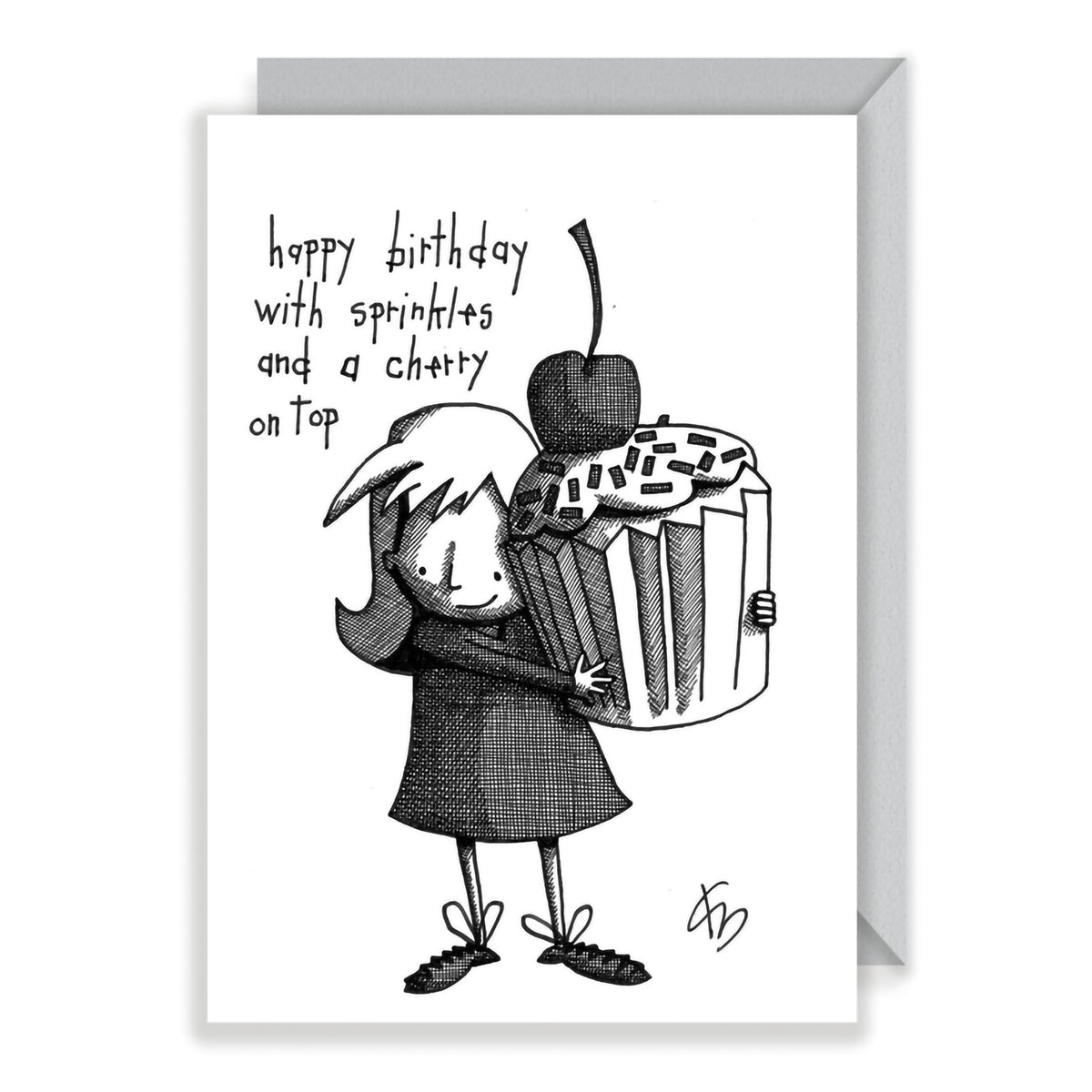 TWO CHAIR CARD - HAPPY BIRTHDAY SPRINKLES