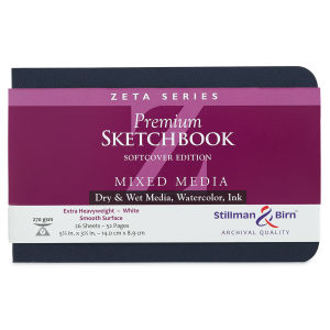 ZETA SKETCHBOOK SOFTCOVER 5.5x3.5