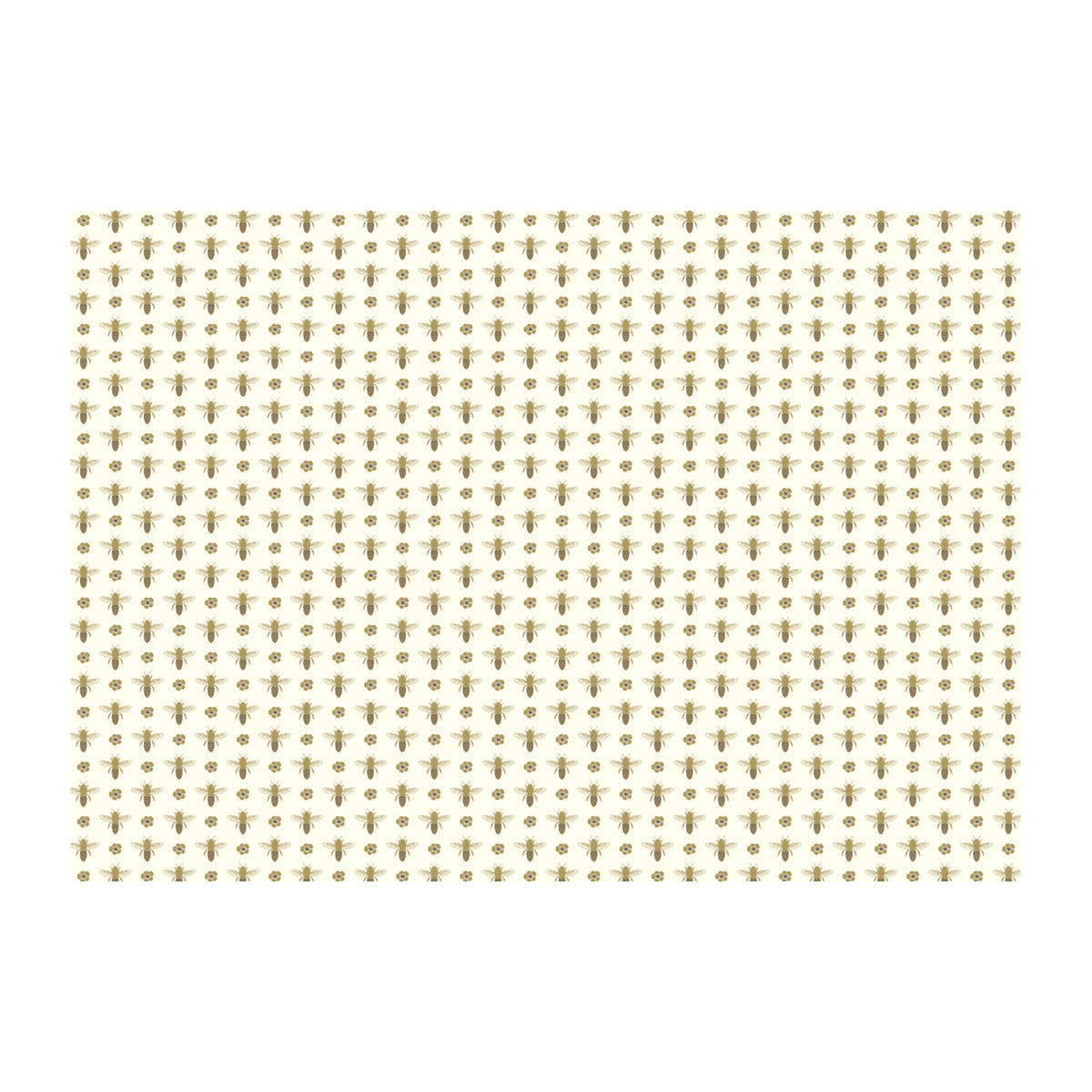 ITALIAN PAPER - GOLD BEES 20&#39;&#39; x 28&#39;&#39;