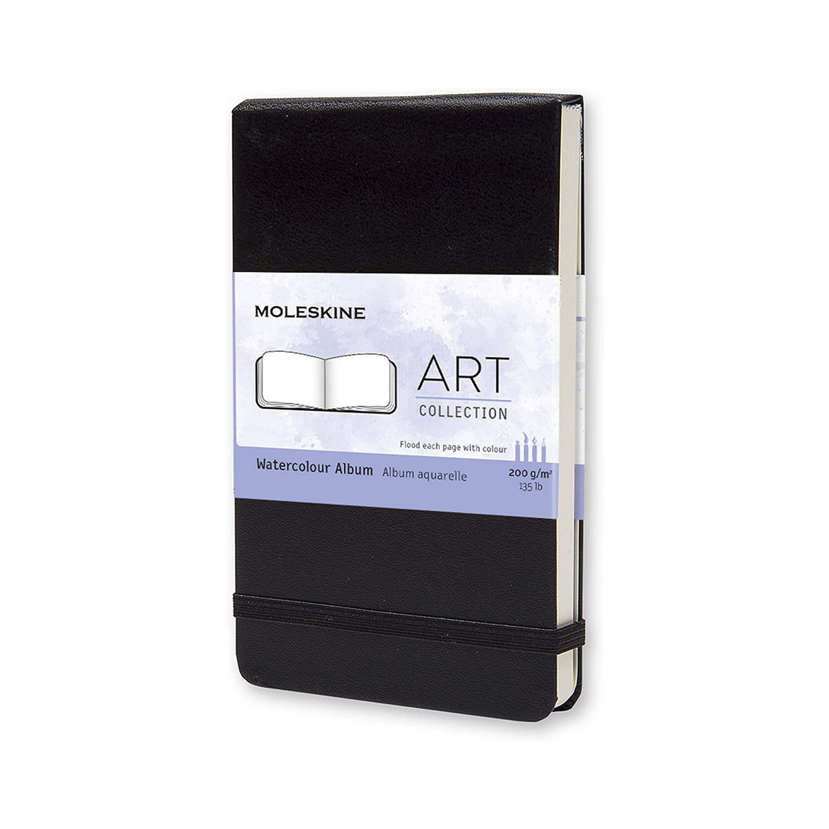 MOLESKINE WATERCOLOR ALBUM POCKET SIZE BLACK