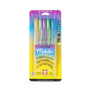 GELLY ROLL METALLIC SET/5