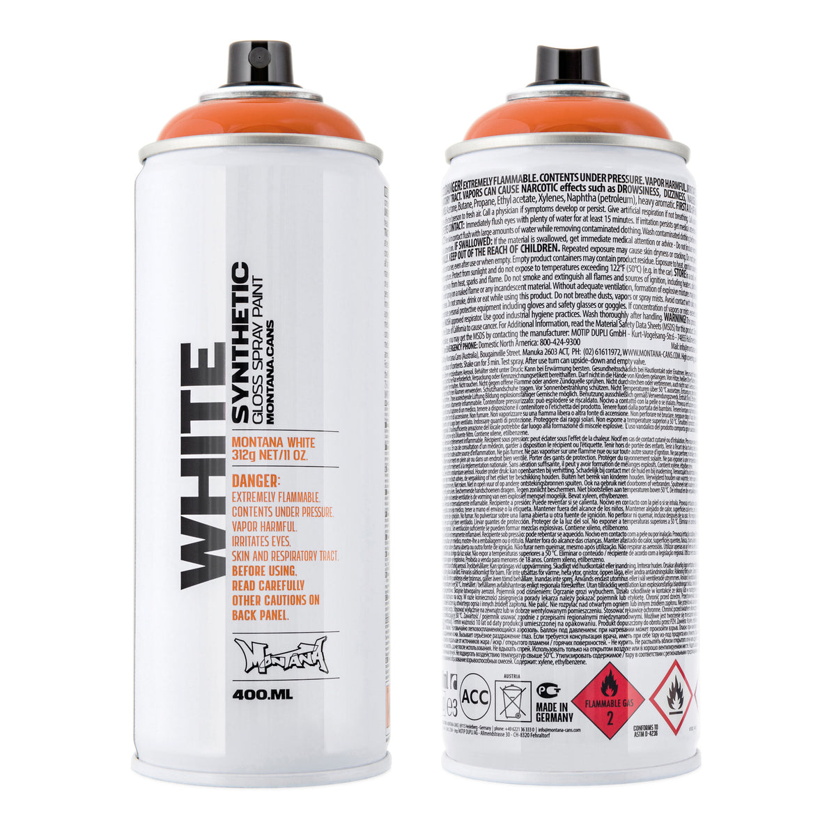 MONTANA WHITE SPRAY CAN SUNSET