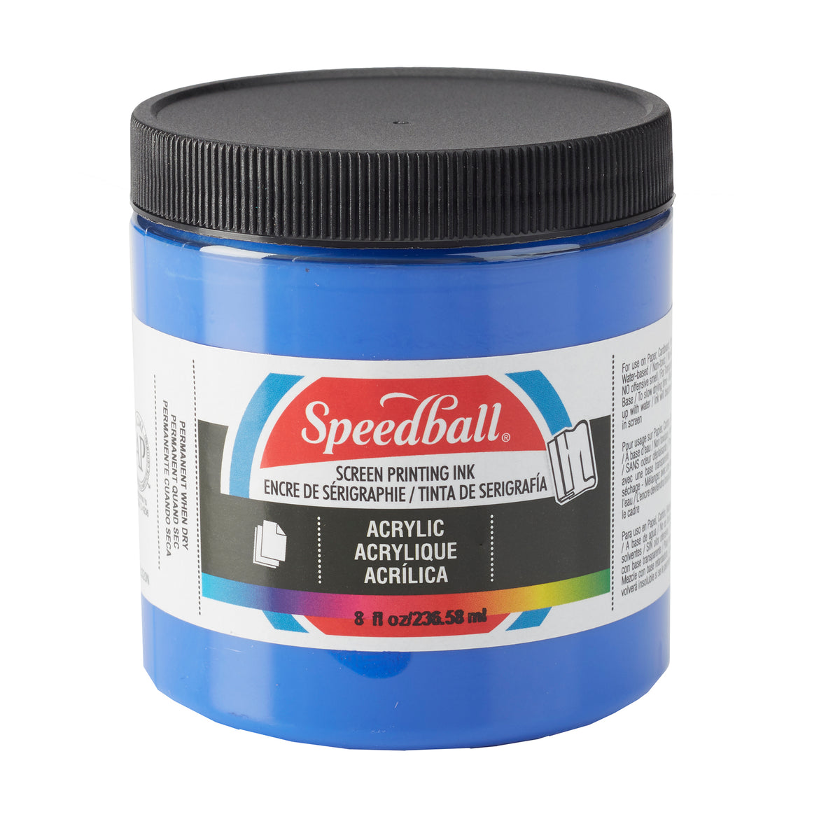 ACRYLIC SCREEN PRINTING INK 8oz ULTRA BLUE